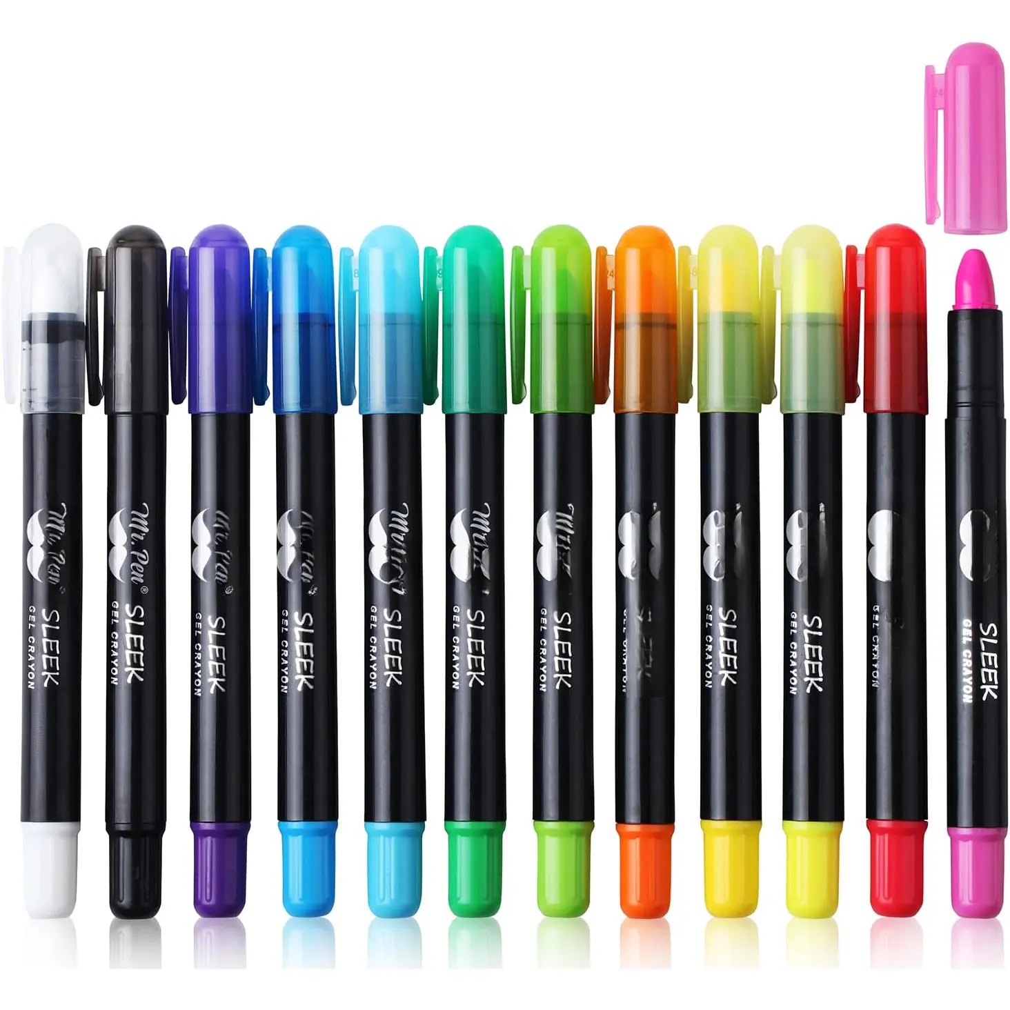 - Gel Crayons, 12 Pack, Twistable Crayons, , Sharable, Washable & Easy to Clean