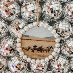 Horse-themed Pearl Car Air Freshener for Festive Decorations Camo Hunting