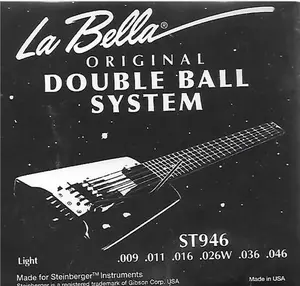 New LaBella ST946 Steinberger Double Ball-End TransTrem Calibrated Strings - ST Series for TT V#1