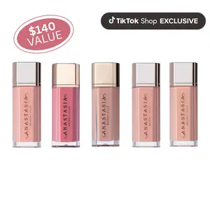 Kisses Lip Velvet Set - 5 Ultra-Matte Lip Velvet shades