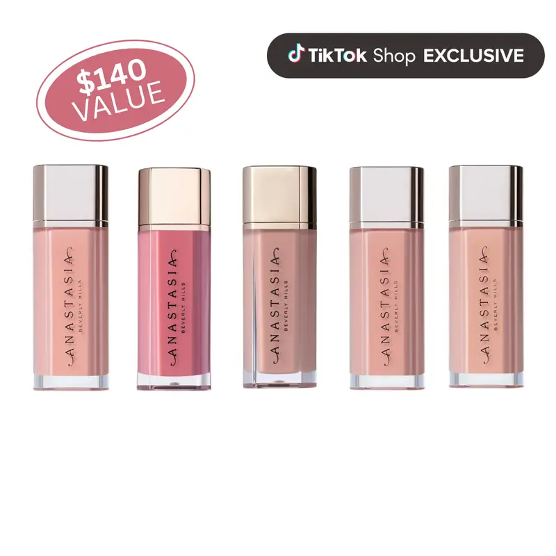 Kisses Lip Velvet Set - 5 Ultra-Matte Lip Velvet shades