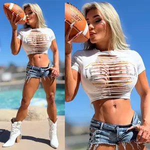 Connie's LIMITED!!! "San Diego Bad B TEQUILA T" SLASHED SOFT STRETCH TIGHT FIT CROP Top, VINTAGE LOOK Graphics, with Potential Exposure