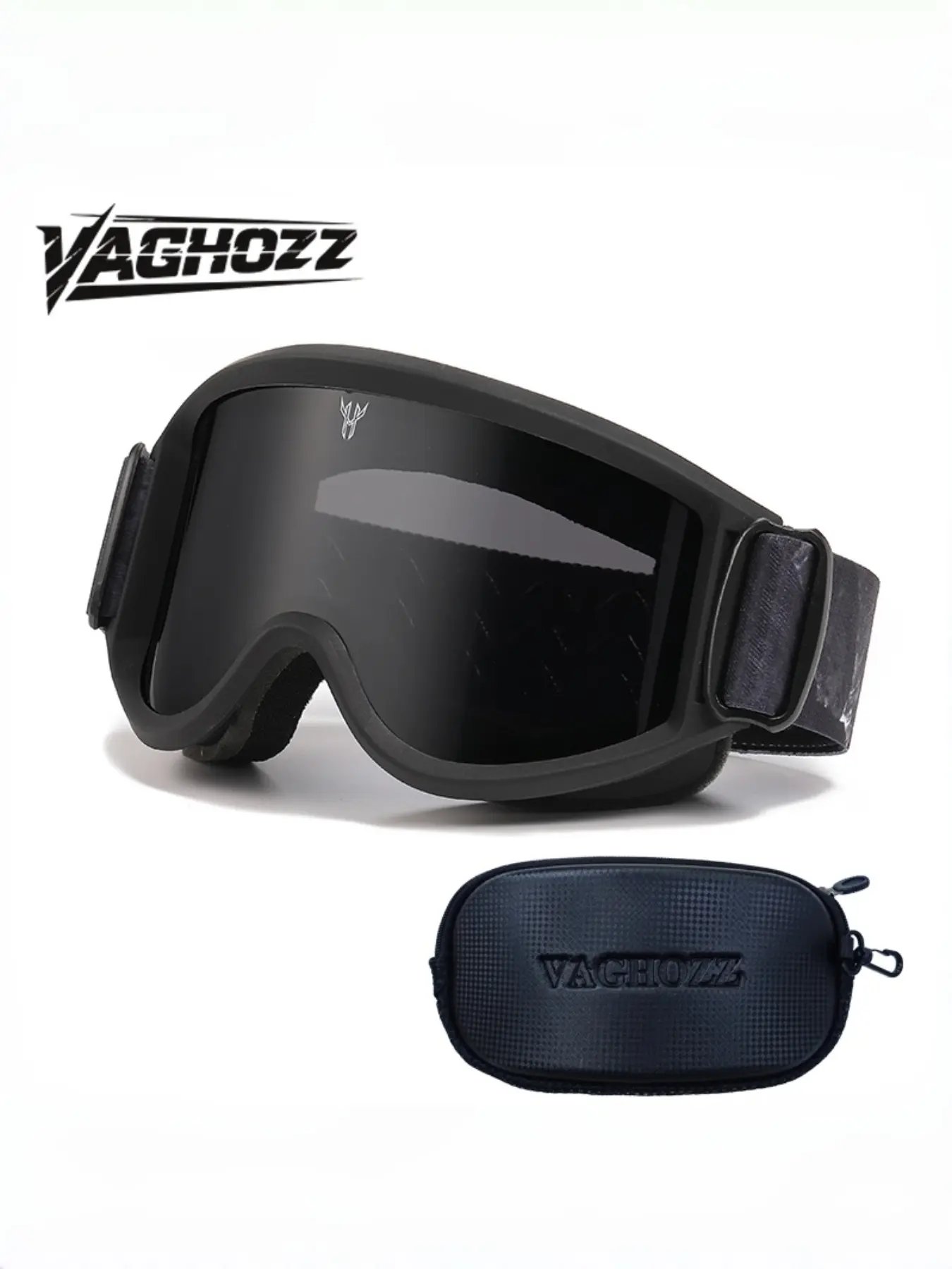 Vaghozz Sport Ski Glasses Outdoor Anti-Slip Anti-Fog Uv400 Sunglasses for Men Women, Fall & Winter Fashion Snow Goggles with Box