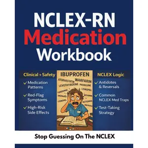 NCLEX-RN Medication Workbook: Stop Guessing On The NCLEX: High-Yield Pharmacology Practice Focused on Medication Patterns, Side Effects
