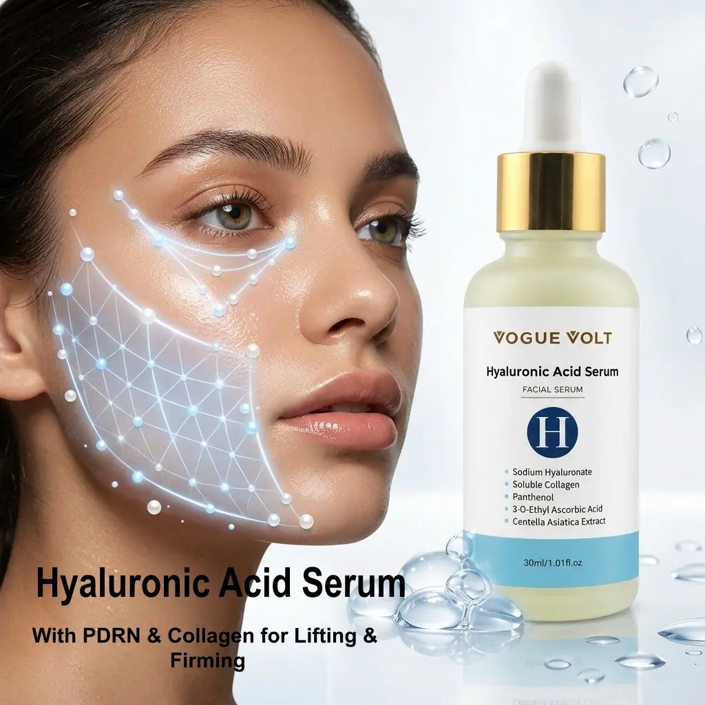 K-Beauty PDRN Serum with Collagen, Hyaluronic Acid & Salicylic Acid - Lifting, Firming, Deep Repair, Radiance Boost - 1-in-1 Primer, Setting Booster & Skincare Essence for Dewy Glass Glow Skin