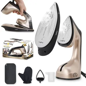 1600W Powerful DuoPress XL Iron & Steamer With Detachable Ironing Plate and Digital Screen