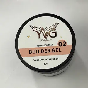 YVG Butterfly Builder Gel 02 HEMA&TPO Free Eden Garden Collection 30G Nail Art Enhancement