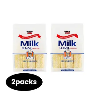 2Packs ORBIT/ TRENZY GAHM  Korean Milk Flavor Rice Crackers 8.53oz Each- Popular Korean Snack, Creamy & Delicious! 【Randomly shipped in new or old packaging】