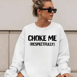 Respectfully Bold Statement Sweatshirt – Minimal Funny Quote Crewneck for Women