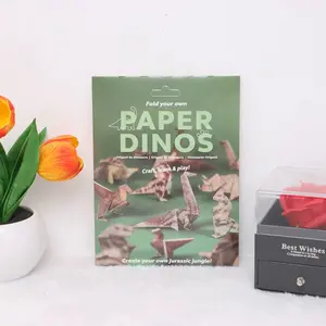 Creative DIY Paper Cats 50pcs Papercraft Figures, Cute Printed Foldable Animal Models, Decorative Folding Paper Animals Set, Perfect Gift