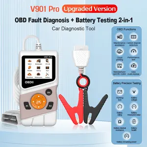 Car Fault Detector V901 Pro, Obdii Code Reader, Battery Tester, Vehicle Diagnostics Tool, Abs Enclosure, Model Xinghao V901 Pro