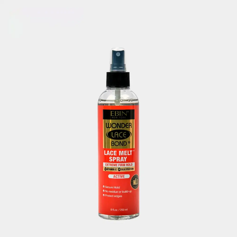 Wonder Lace Bond Melt Spray - Scented Unisex Haircare Product with Silk Protein, Essential for Lace Hair Systems, Styling Beauty Item
