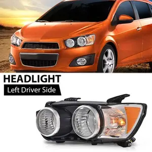 Fit For 2012-2016 Chevy Sonic Chrome Halogen Headlight Left Driver Side