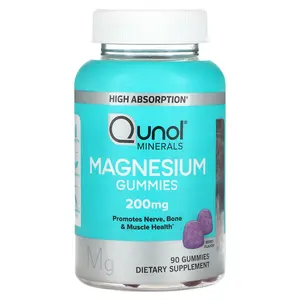 Qunol Magnesium Gummies, Berry, 90 Gummies (100 mg per Gummy)