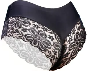 BLESO Femboy Mens Lace Sissy Pouch Panties Briefs Bikini Thongs G String Lingerie Underwear