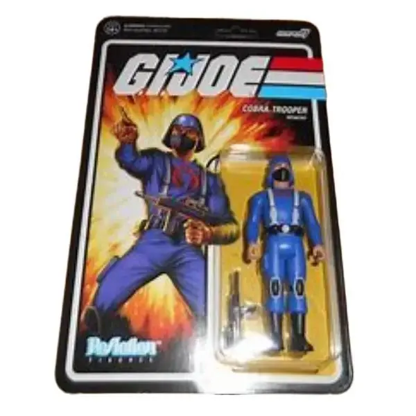 G.I.-Joe - Super7/Reaction Figure - Wave 1 - Cobra Trooper - Tan - H Back - 3.75 Inch