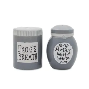 Disney The Nightmare Before Christmas Sally Jars Salt and Pepper Shaker Set | 3H x 2.25W x 2.25L Inches