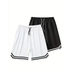 [Fast Drying Sports Shorts] 2pcs Fast Breathable Men's Shorts - for Running, Basketball, Marathon Training, Yoga, and Fitness
