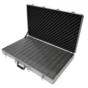 Aluminum Locking Storage Case with Customizable Foam Insert