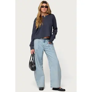 Jolie Low Rise Barrel Jeans
