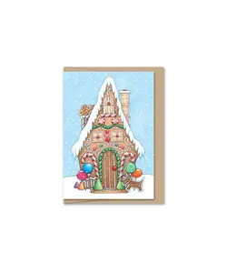 Gingerbread House Mini Card