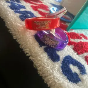 LED Breezy Bowl Bracelet - Red Color with Breezy Bowl XX Text and Heart Design