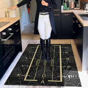 Equestrian Training Blanket for Dressage Practice, Soft Cozy Carpet for Rvs, Offices, and Home Decor