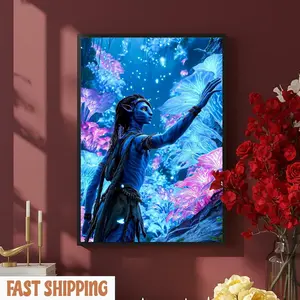Avatar Trilogy Poster, Avatar Fire and Ash Wall Art, Movie Canvas Print