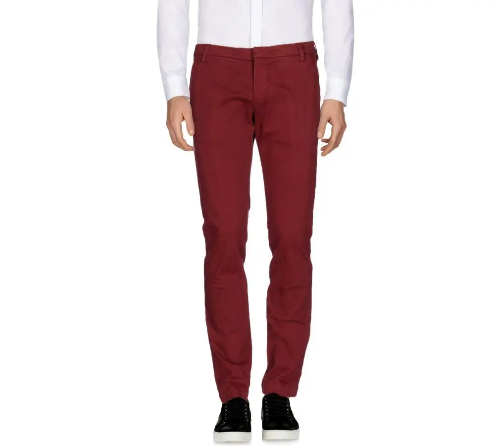 ENTRE AMIS Casual Pants in Maroon L Menswear Pockets