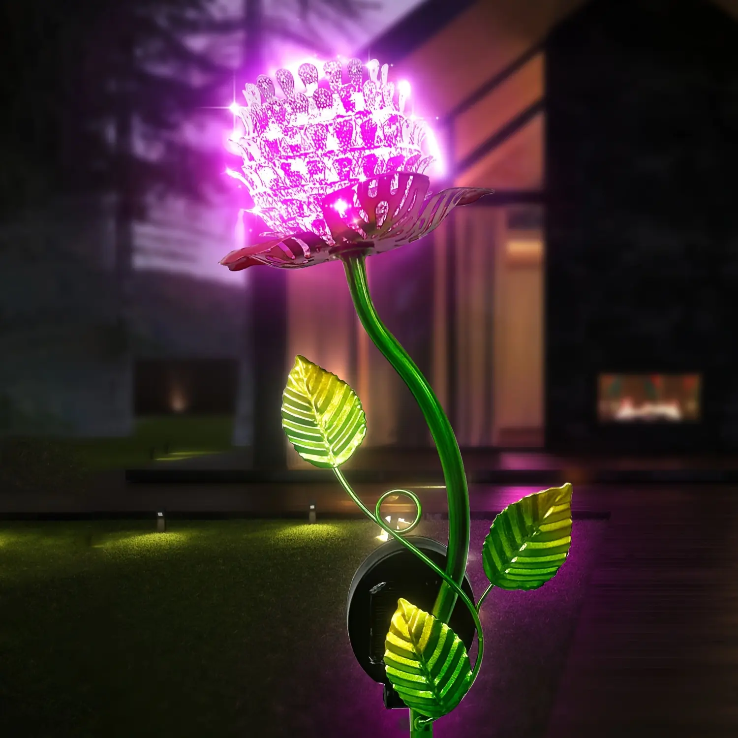 Solar Outdoor Pineapple Light, Courtyard, Garden, Lawn Decorative Light, Wrought Iron Decoration, Outdoor Lighting, Landscape
