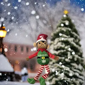Personalized Christmas Stuffed Elf, with adoption certificate and box! - Perfect Gift (Handmade with Love)