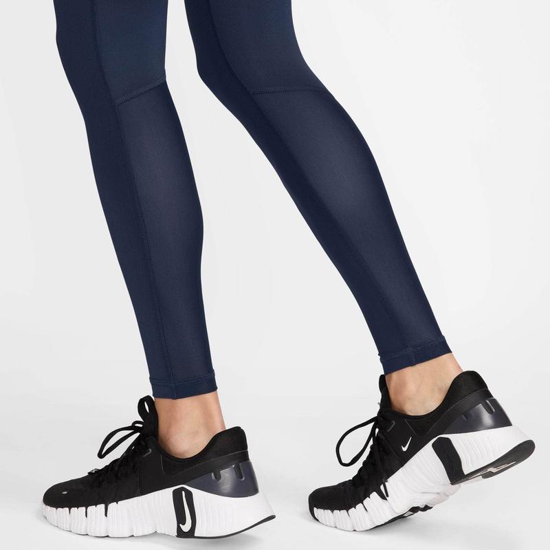 Nike Pro Mid-Rise Mesh-Paneled Leggings - Women's
