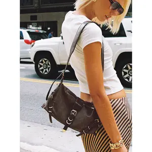 Anatolius Shoulder Bag Washed Brown