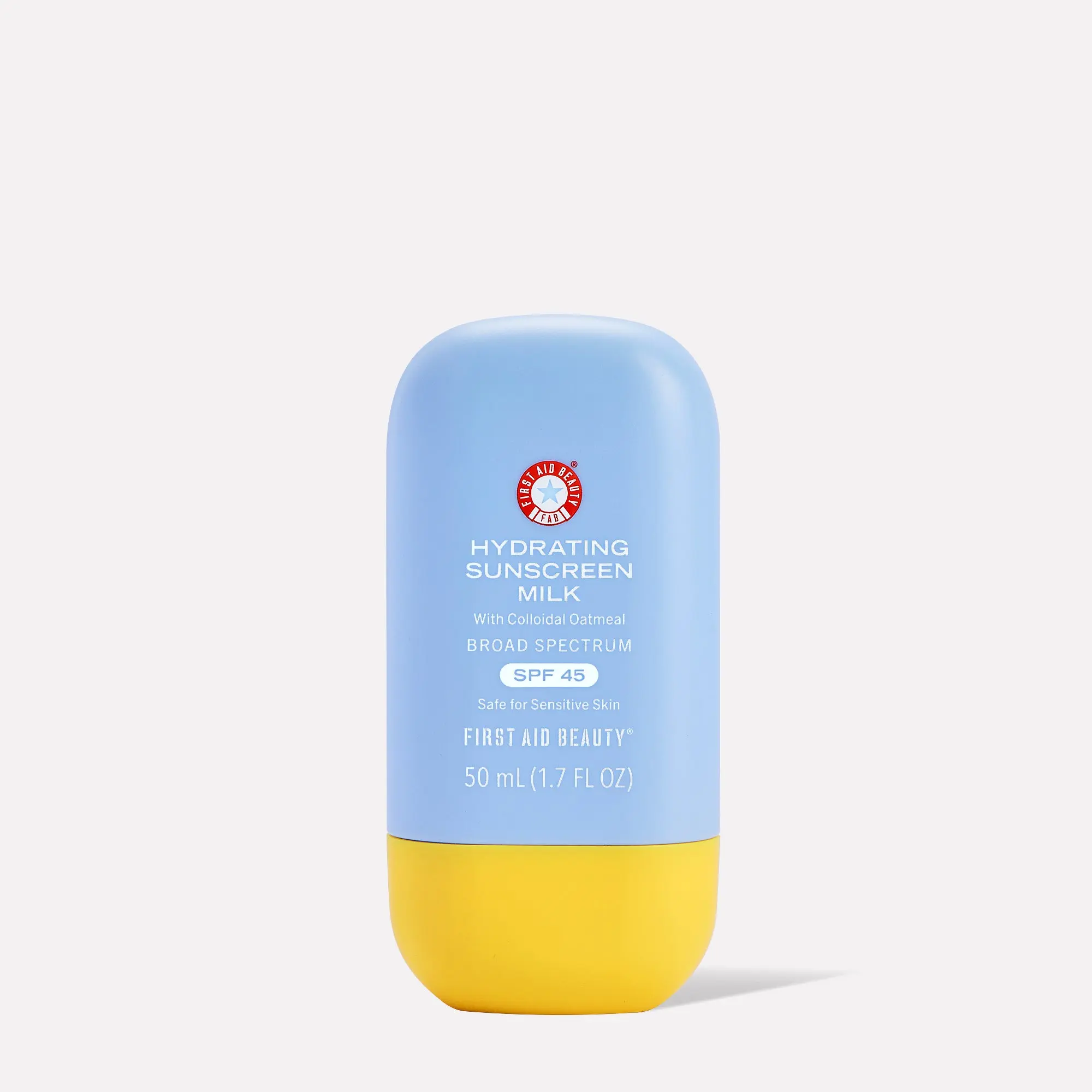 First Aid Beauty Hydrating Sunscreen Milk SPF 45 with Colloidal Oatmeal for Face + Body First Aid Beauty Hydrating Sunscreen Milk SPF 45 with Colloidal Oatmeal for Face + Body