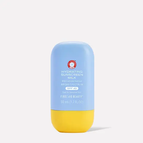 First Aid Beauty Hydrating Sunscreen Milk SPF 45 with Colloidal Oatmeal for Face + Body