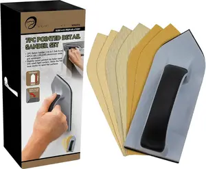 Corner Drywall Sander - Hand Sander for Drywall, , and Metal Sanding (80,120,240 grit)