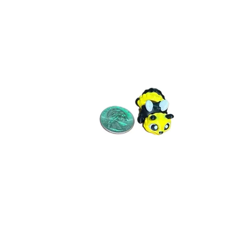 Miniature Bee's - Small Item as Shown in the Picture Perfect for Your Desk & Mini Animal Collection Enhance Your Workspace with Nature's Charm