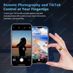 2025 Smart Ring Blood Pressure Heart Rate Sleep Monitoring Smartring IP68 & 5ATM Waterproof Multi-sport Mode Smartring Man Women Mini with Keystone Correction Voice Assistant Headset ENC motorcycle helmet playback