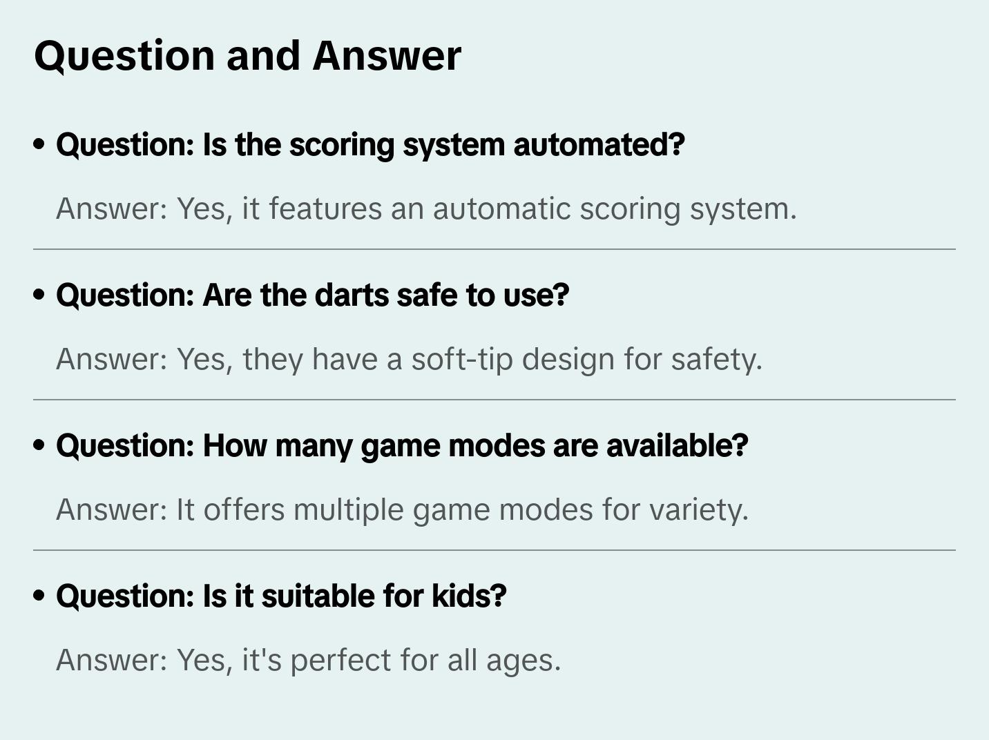 Soft Dart Board (Automatic Scoring)