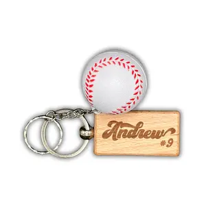 Baseball Personalized Keychain | Custom Keychain | Bag Tag