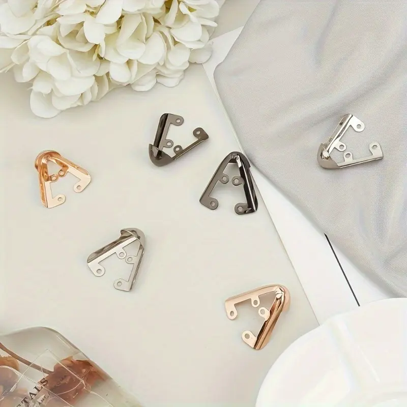 2pcs Durable Metal Protective Shoe Toe Caps | Anti-Kick Concealment Decorative Cover for High Heels, Three Colors for Choice