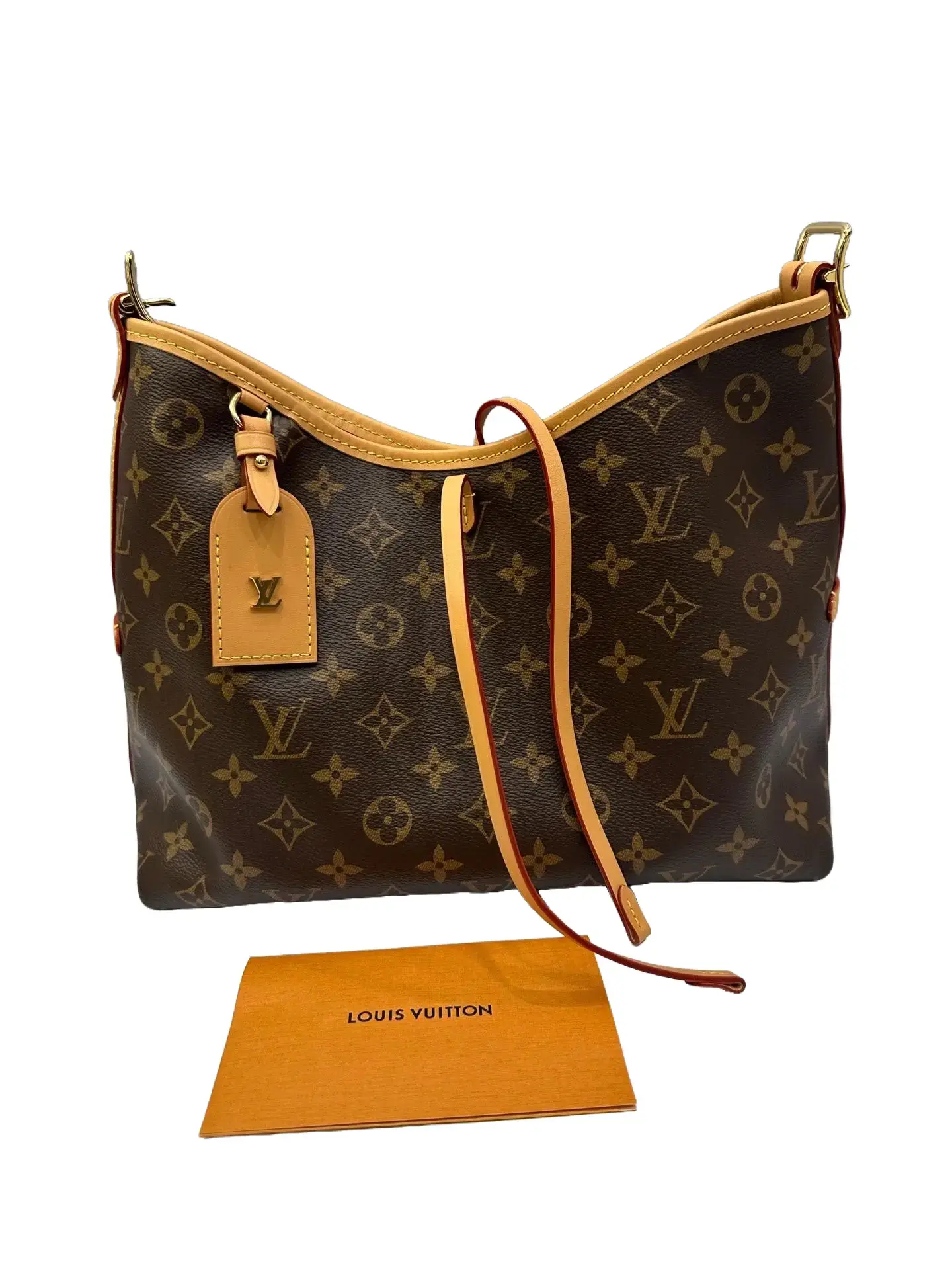 Pre-owned Canvas Crossbody Bags Louis Vuitton Carryall PM Crossbody Monogram Brown