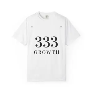 Angel Number 333 Shirt – Creativity & Growth Spiritual T-Shirt, Growth Vibe Unisex T-Shirt - 333 Numerology Shirt, Motivational Tee, Affirmation Shirt, Gift for Spiritual Seekers, Everyday Wear