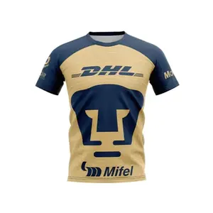 Trendy Design Football Lightweight Jersey Unam Home And Away  Jersey Men Women Clothes Breathable Quick-Drying Oversized T Shirts 0