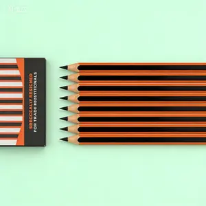 10-Pack Jumbo TriGrip Carpenter Pencils| Hard Lead for Wood, Brick, Concrete & Plasterboard| Durable Construction Pencils for Builders and Contractors| Work Pencil with Ergonomic Barrel for Marking