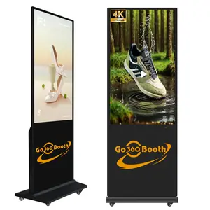 32 Inch Touchscreen Digital Signage Kiosk LCD Advertising Display Menu Displays Indoor Floor Standing Totem Interactive Display Android 11.0