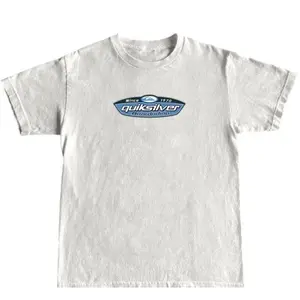 Winter Outfits Retro 90s Quiksilver performanceskateboarding crew neck T-shirt, retro 90s Quiksilversurfing T-shirt, Men's Short-sleeve T-shirts, Breathable Casual Menswear Tops (Underwear Category Inclusive)
