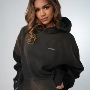 MadChill Buttery Soft Hoodie - Weighted Fabric Fit Oversized with Double-Lined Hood & Kangaroo Pocket for Unmatched Comfort Everyday Wear