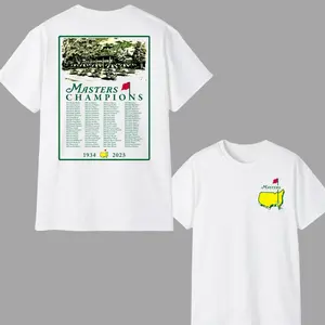 MULOSI 2025 Masters Tournament Augusta 91 Years Shirt, Golf Tournament T-shirt, Masters Golf T-shirt, The Masters Golf Cup Tee For Men, Gifts For Men Fashion Menswear