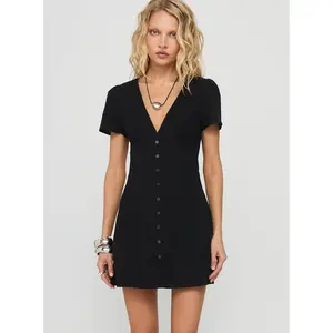 Loveliness Playsuit Black